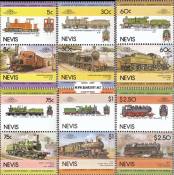 *Známky Nevis 1985 Lokomotívy séria MNH - Kliknutím na obrázok zatvorte -